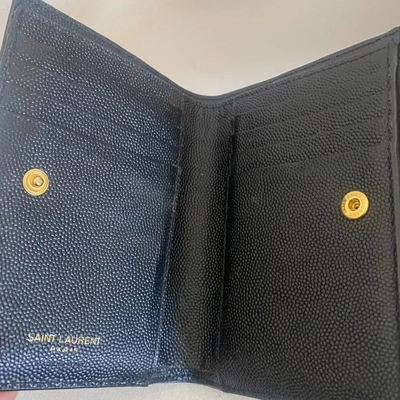 Ysl monogram matelasse bifold wallet shop